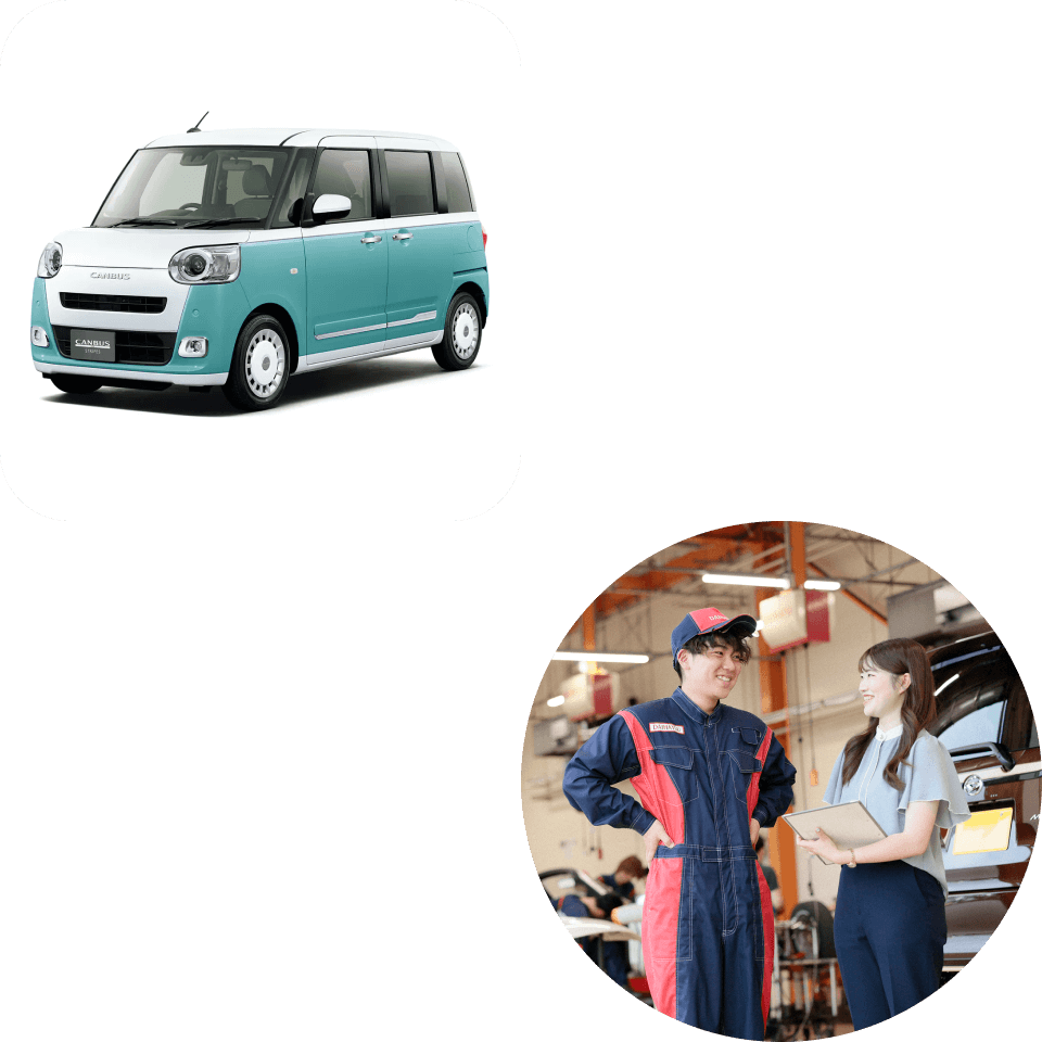 茨城ダイハツで働く様子