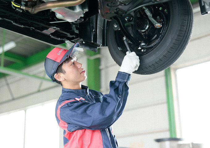 点検・車検の様子