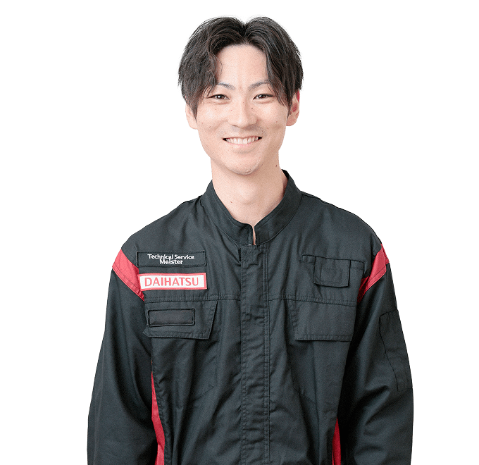 ダイハツマイスターの男性社員